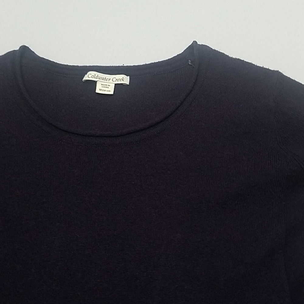 Coldwater Creek Purple Sweater Tunic M